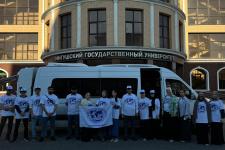 Активисты Молодежного центра.Отделение РГО в Республике Ингушетия