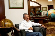President of the Russian Geographical Society Sergei Shoigu
