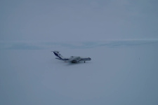 Посадка Ил-76 в Антарктиде