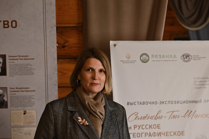 Открытие обновленной экспозиции «Семеновы-Тян-Шанские и Русское географическое общество» в музее-усадьбе великого географа. Фото: Анастасия Грынова.Пресс-служба музея-усадьбы П.П. Семёнова-Тян-Шанского