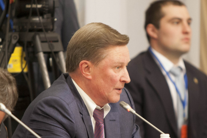 Специальный представитель Президента Российской Федерации по вопросам природоохранной деятельности, экологии и транспорта Сергей Иванов. Фото: пресс-служба РГО