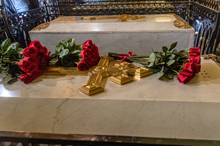 Надгробие императора Николая I в Петропавловском соборе. Фото: Александр Филиппов