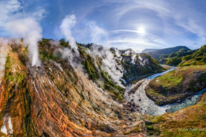 Landscapes of Kronotsky reserve. Photo: AirPano 