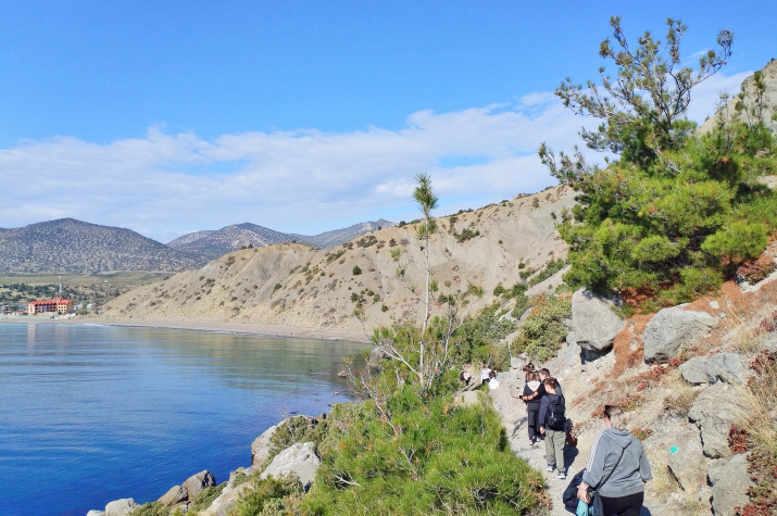 Поход с Движением Первых Фото: Судакское местное отделение РГО
