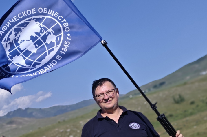Александр Богданов об экспедиции РГО на Тянь-Шань. Фото: Липецкое областное отделение РГО