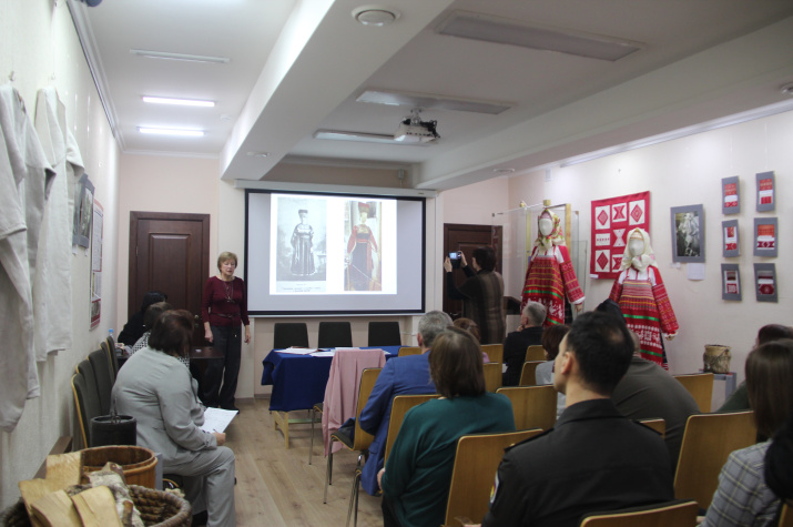 Круглый стол по теме сохранения наследия этнографа М.Е. Шереметевой Фото: Яна Фетисова/ФГБУ "Национальный парк "Угра"