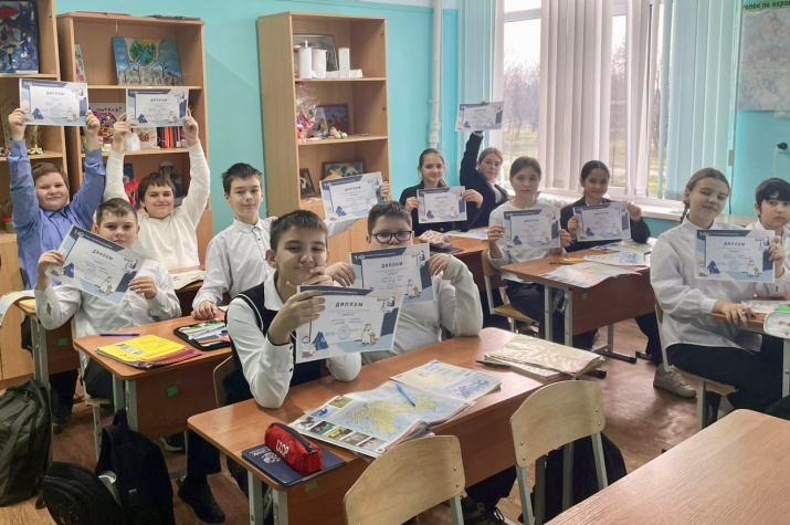 Участники мероприятия. Фото: Динское отделение РГО