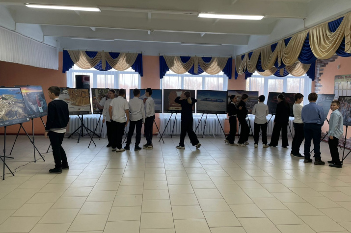 Учащиеся школы. Фото: Динское отделение РГО