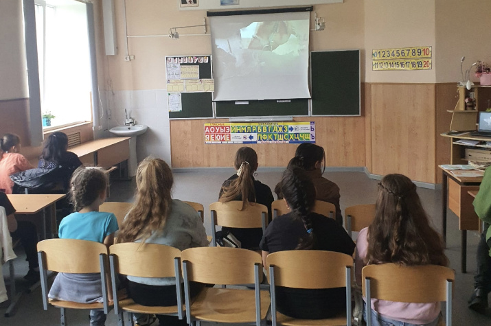 Кинолекторий РГО. Фото: Крыловское отделение РГО