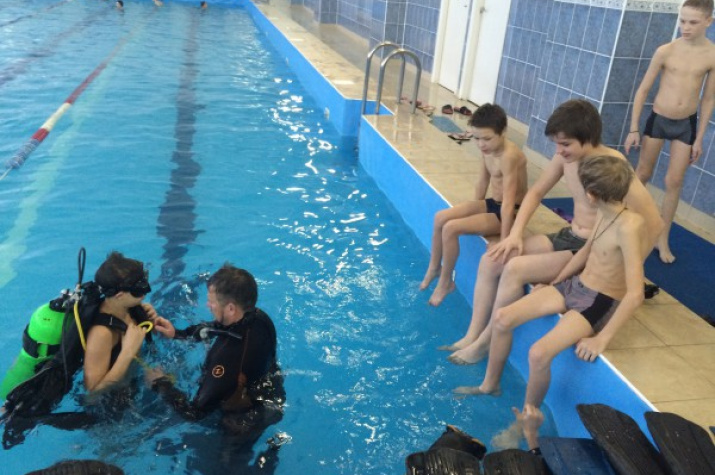 Пробное погружение в воду для воспитанников ГБУ «Чистопольский детский дом»