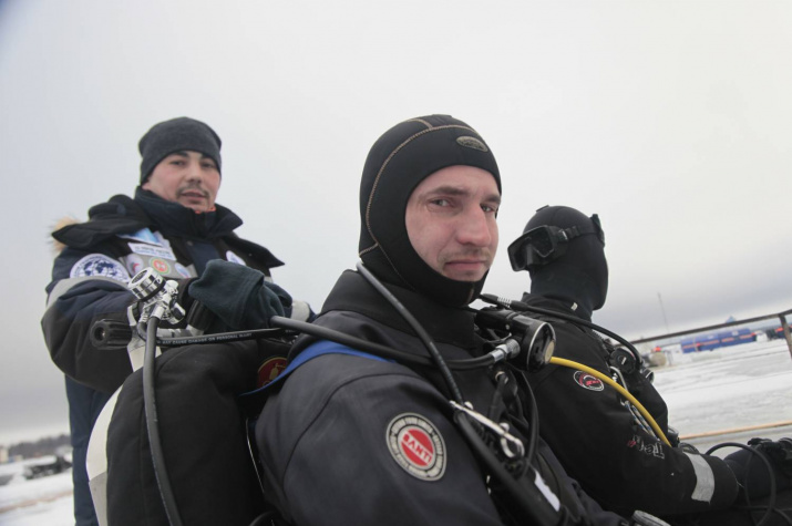 Члены отряда - участники масштабного фестиваля "Русский лед" 