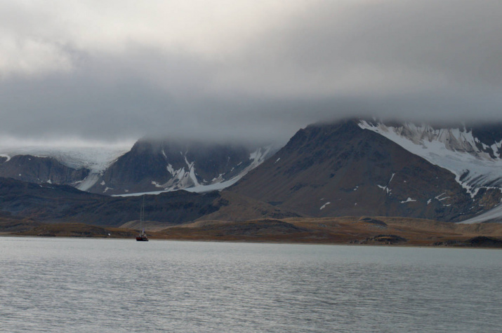 У берега Шпицбергена