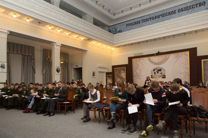 Первый Всероссийский географический диктант в 2015 году. Фото: Андрей Стрельников