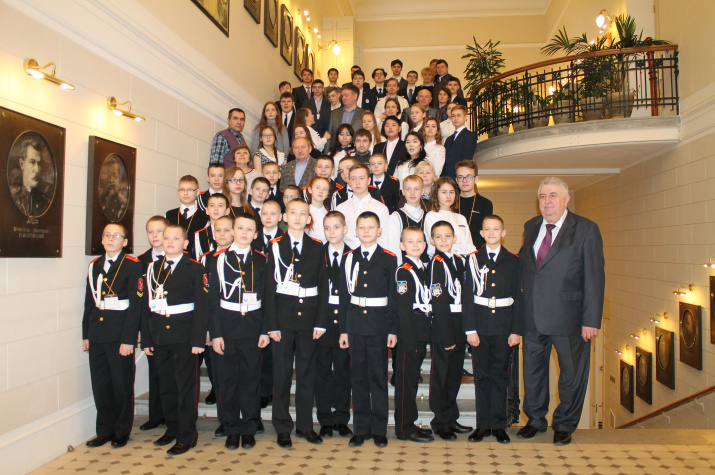 Участники IV слёта юных полярников в Штаб-квартире РГО. Фото: Татьяна Николаева