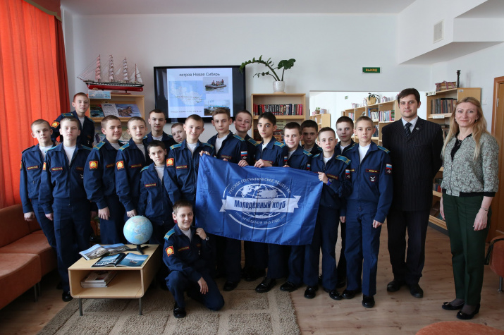 Молодежный клуб РГО при Оренбургском региональном отделении активно сотрудничает с Оренбургским президентским кадетским училищем