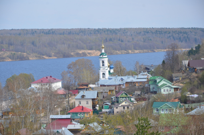 Старинный русский город Плес, Ивановская область