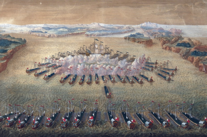 В этот раз конкурс "Клинков победных звон" был посвящен Гангутскому сражению.