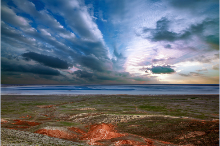 Закат над Баскунчаком Закат над Баскунчаком
