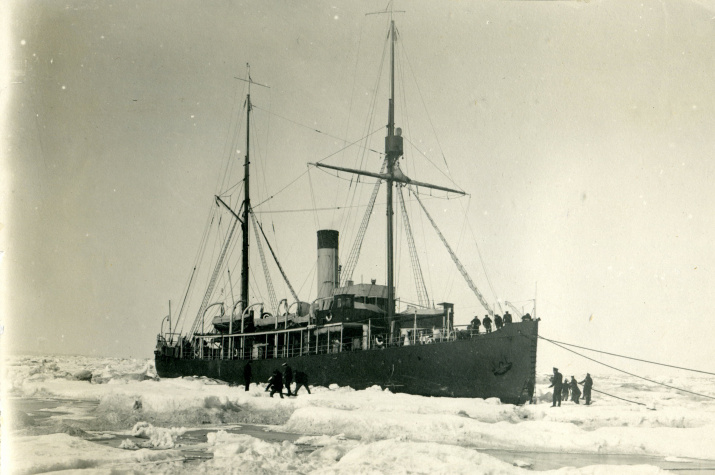 Ледокольный пароход "Таймыр". Фото из Научного архива РГО