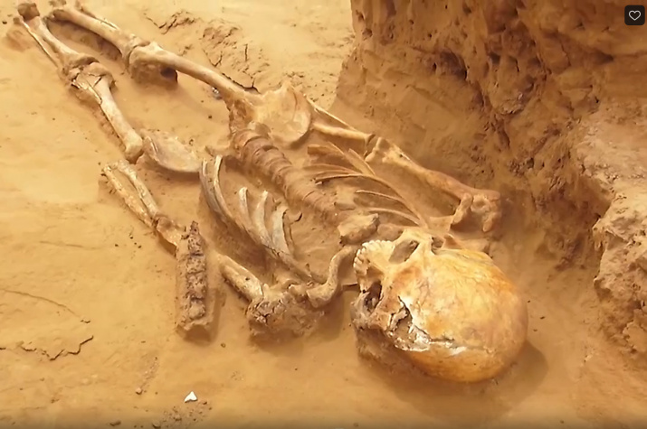 Раскопки астраханских курганов