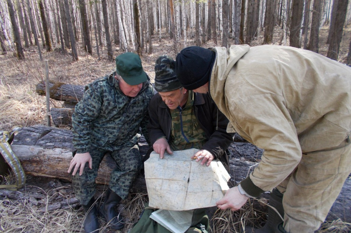 Участники поискового маршрута на Ольховский кордон