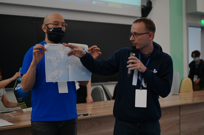 "Контурная карта" в НГУ. Фото из архива организаторов проекта