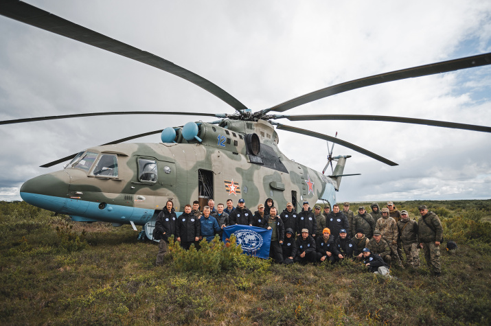Алсиб, экспедиционная группа РГО и Министерства обороны. Фото: Александр Бормотин