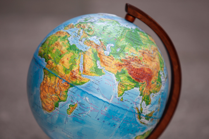 Глобус. Фото пресс-службы РГО
