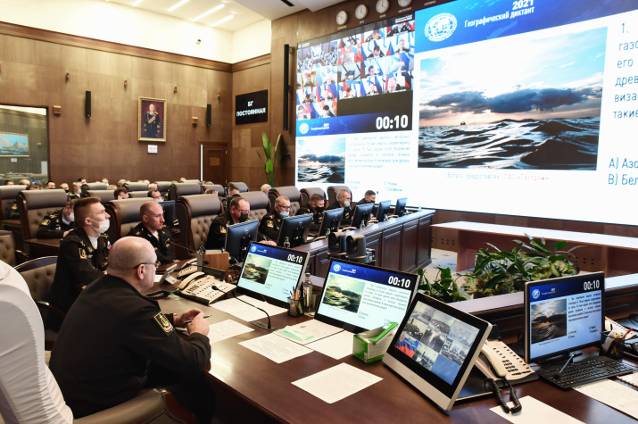 Географический диктант 2021 в Управлении Черноморского флота. Фото: Юрий Югансон