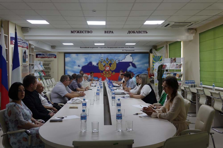 Общее собрание Белгородского отделения РГО. Фото: пресс-службы НИУ "БелГУ"