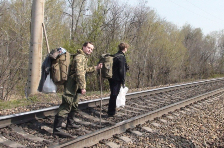 Поисковый отряд в пути