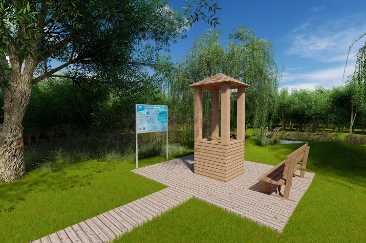 3D модель родника Святого Лаврентия, создано РГО