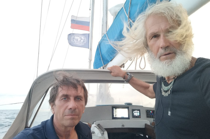 Stanislav Berezkin and Evgeny Kovalevsky. Photos of the expedition participants