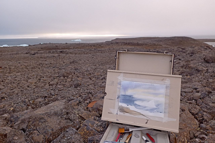 Арктический пленэр. Фото: Екатерина Гончарова