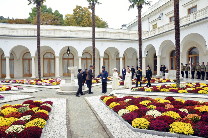 Реконструкция встречи, фото: Ю.Югансон