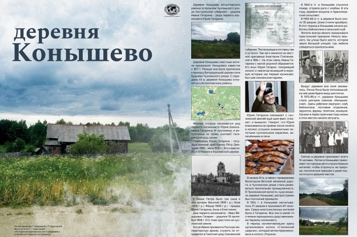 Информационный стенд об истории рода Гагариных, подготовленный Костромским отделением РГО