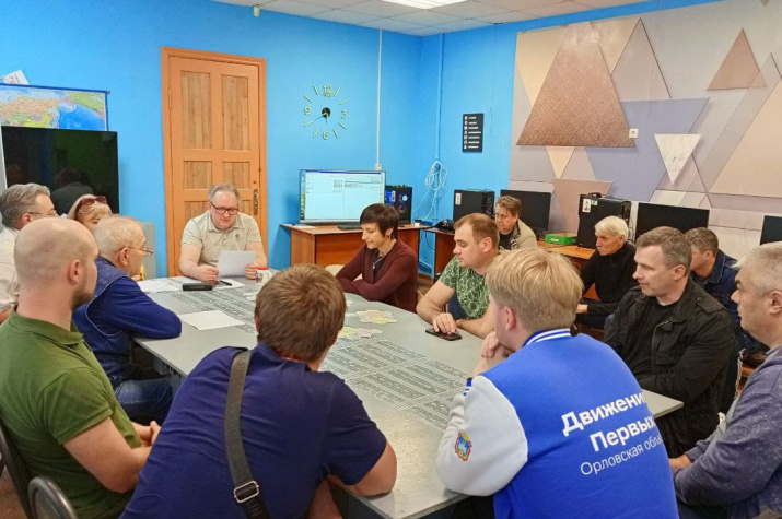 Собрание Ливенского местного отделения РГО. Фото: Павел Михайлов