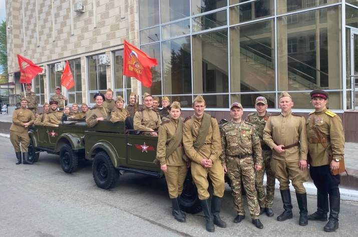 «Пересвет» на 9 мая в Оренбурге. Фото: «Пересвет»