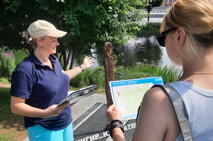 Станция квеста "Шигирский идол". Фото: Иляна Филатова