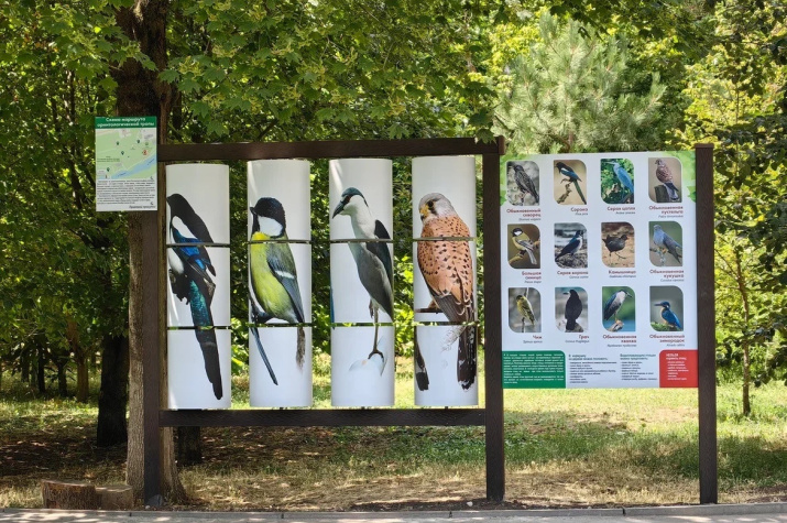 Информационные стенды в зоопарке. Фото: пресс-служба Ростовского зоопарка