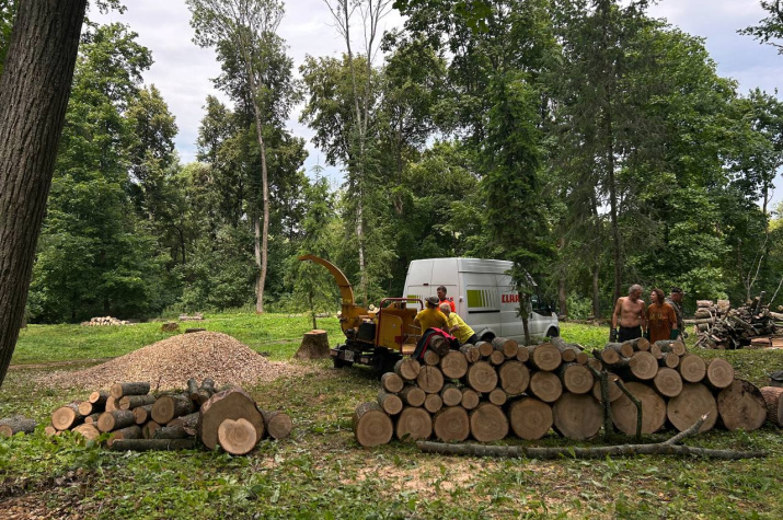 Участники Фестиваля арбористов изучали применение измельчителя веток в благоустройстве. Фото: Липецкое областное отделение РГО Участники Фестиваля арбористов изучали применение измельчителя веток в благоустройстве. Фото: Липецкое областное отделение РГО