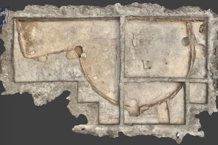 Схема раскопок. Фото: Астраханский листок/https://astralist.info/archives/71249