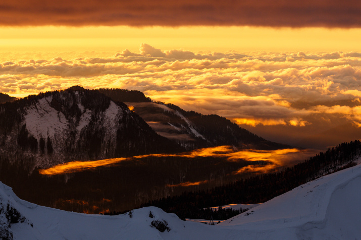 "Golden Clouds" by the participant of the RGS photo contest "The Most Beautiful Country" Alexey Shabanov