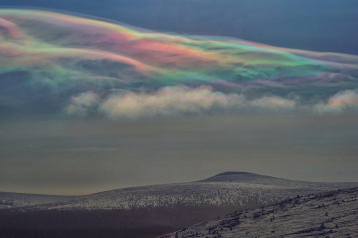 Радужные облака. Фото: Виктор Квасов