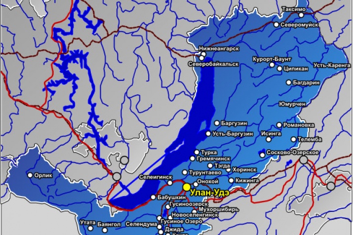 Улан удэ карта географическая