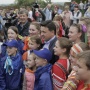 Moscow Region Governor Andrei Vorobyov with festival participants