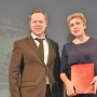 Председатель комитета Законодательного Собрания Краснодарского края по вопросам использования природных ресурсов и экологической безопасности Андрей Булдин и руководитель информационно-аналитического центра КРОРГО Галина Кучинская 