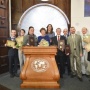 The honorary diplomas and grant certificates of the Russian Geographical Society were given at the meeting of the Board of Trustees of 2016