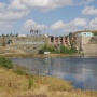 Ириклинский гидроузел на реке Урал