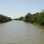 Рыбоходный канал в устье реки Урал